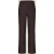 Stehmann wide leg broek met riemlussen model ‘Fenja’