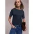 Street One Dames Shirt met knoopdetail in Blauw