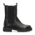 Manfield leren chelsea boots zwart
