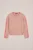 WE Fashion – Meisjes gebreide trui – Regular fit – Zalmroze –