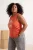 Trendyol Curve Dames Rood Grafisch Mouwloos Relaxed fit Grote maten T-shirts