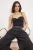 TRENDYOLMİLLA Dames Zwart Effen Mouwloos Getailleerd Blouses