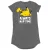 Pokemon Dames/dames Pikachu Heather T-shirtjurk (Donkere Heide Grijs)