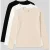 Dames Langsleev T-shirt met Ronde Hals