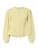 Pieces Vest Pcsilly Ls Puff Knit Cardigan Noos 17166689 Pale Banana/melange Dames