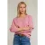 River Woods Pink Raglan V-neck Sweater Pink