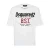 DSquared2 Heren Bloody Sweat Tears T-shirt (Puur wit)