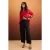 TRENDYOLMİLLA Dames Zwart Effen Barrel Hoge taille Broeken