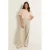 Claudia Sträter wide leg regular waist broek ecru