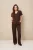 Lofty Manner Broek Trouser Mea Rf45 Brown Dames
