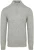 Profuomo Half Zip Pullover Lamswol Melange Grijs