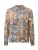 MEXX Blouse  donkerbeige / nachtblauw / wit