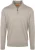 Suitable Merino Half Zip Trui Bright Taupe