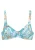 SUNSEEKER Bikinitop  crème / blauw / kaki / oranje