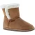 Hush puppies ashleigh dames sude leren enkellaarzen tan