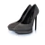 Saint Laurent Grijze suède janis pump