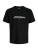 Jack & Jones Plus Shirt ‘JORMontauk’  lichtgrijs / zwart / wit