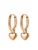 Hey Happiness Oorbellen ‘Heart Beat’  rose-goud