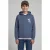 JJ REBEL JUNIOR hoodie met backprint – blauw
