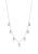 faina Ketting  zilver / transparant