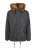 Brandit Tussenparka ‘Fish Tail’  lichtbruin / donkerbruin / donkergrijs