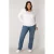 Base Level Curvy longsleeve Alize wit