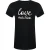 Love Moschino Cursive Logo Zwart T-shirt
