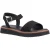 Hush Puppies Cassie Nubuck Dames Zwarte Sandalen