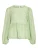 VILA Blouse ‘VILulli’  mintgroen / wit