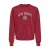 ONLY & SONS JUNIOR sweat sweater met borduursels en tekst – rood