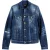 Dsquared2 Dan Marineblauw Jeansjack