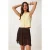 Getextureerde Minirok met Elastische Taille