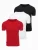 Ombre Shirt  rood / zwart / wit