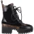 Louis Vuitton Suede Monogram Laureate Desert Boots in zwart gecoat canvas