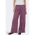 ONLY wide leg high waist gestreepte casual broek paars