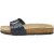 EVER AU Dames Swan Leather Easy Slip-On Sandalen – Navy Leer