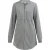 Dreimaster Lang sweatvest takelage Dames grijs melange