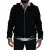 Dolce & Gabbana Zwarte Polyester Hooded Volledige Rits Herenjack