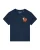 Watapparel Shirt ‘Cute Fox’  beige / navy / oker / zwart
