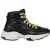Moschino High-top Sneakers In Calfskin And Nylon Black