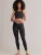 Hey Honey Leggings ‘Cropped’  basaltgrijs
