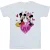 Disney Heren Love Mickey & Minnie Mouse Harten Katoenen T-Shirt (Wit)