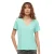 Geborduurd en gevlamd dames-T-shirt met v-hals Superdry