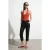 Dames Hoge Taille Wijde Capri Broek