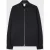 Paul Smith Mens S/c Zip Front Knitted Shirt Very Dark Navy