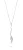 Orphelia ‘Zena’ Dames 925 Sterling Zilveren Ketting met Hanger – Zilver ZK-7172