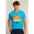River Woods Normal Fit Basic T-shirt In Aruba Blue