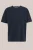 WE Fashion – Heren boxy fit T-shirt – Boxy Fit – Donkerblauw – Katoen –