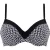 Femilet Sw Bra Underwire Cov Black / White
