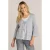 Ivy Beau gebreid vest crochet grijs